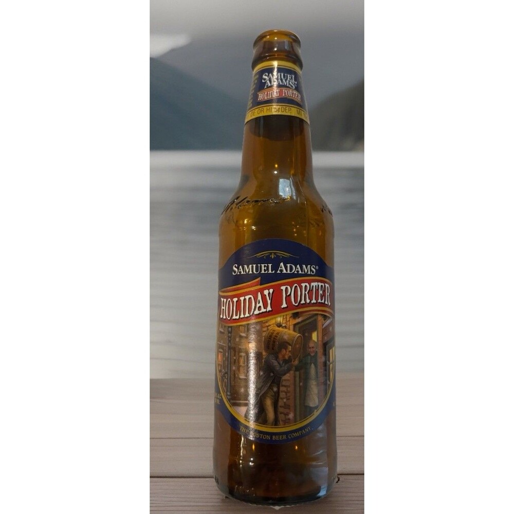 Sam Adams Holiday Porter Beer Bottle From Boston MA Seasonal Winter